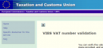 VAT number check against VIES (VAT Information Exchange System)
